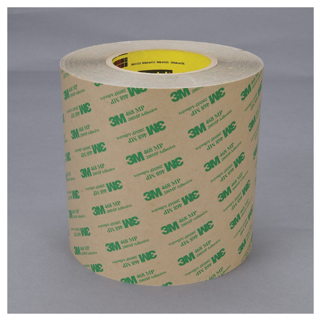 Transfer Tapes 3M 468MP-12X60 Adhesive Transfer Tape 468MP in Clear (12 Inch x 60 Yards x 5.0 mil)