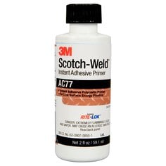 3M AC77-S/W-2OZ Instant Adhesive Primer AC77 in Clear - 2 fl. Oz (59.1 ml) Bottle