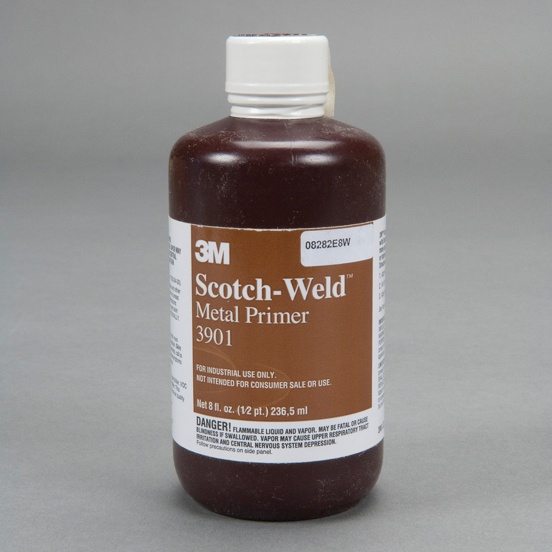 Adhesive Primers 3M 3901-1/2PT Metal Primer 3901 in Red - (237 ml)