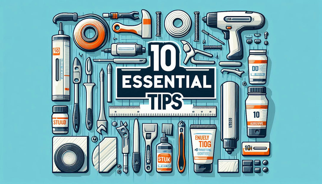 10 Essential Adhesive Tips for DIY Home Improvement Projects