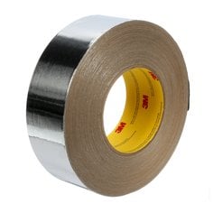 Foil Tapes 3M 1521CW-F407 Venture Tape Aluminum Foil Tape 1521CW Natural Aluminum 1.4 mil (1.88 Inch x 100 Yards)