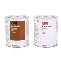 2 Part Epoxy - Kit 3M 2216-1GAL-KIT-CLR Epoxy Adhesive 2216 B/A Part Kit in Translucent - 12.84 fl. Oz (380 ml)