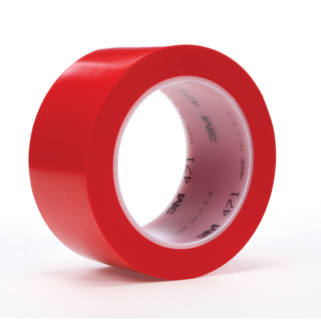 Electrical Tapes 3M 471-4X36-RED Vinyl Tape 471 in Red (4 Inch x 36 Yards x 5.2 mil)