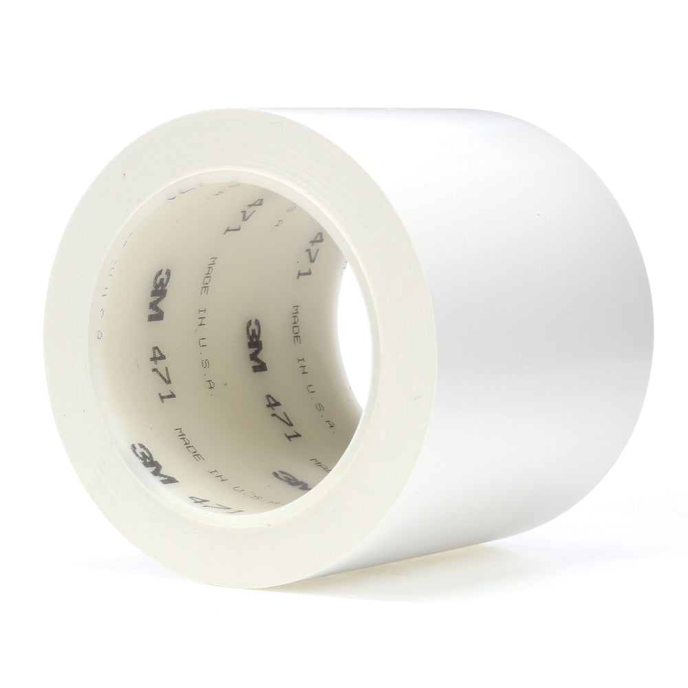 Electrical Tapes 3M 471-4X36-WHT Vinyl Tape VFH 471 in White (4 Inch x 36 Yards x 5.2 mil)