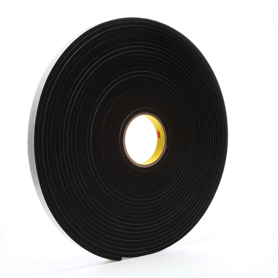 Vinyl Tapes 3M 4504-3/4X18 Vinyl Foam Tape 4504 Black 3/4 Inch x 18 Yards