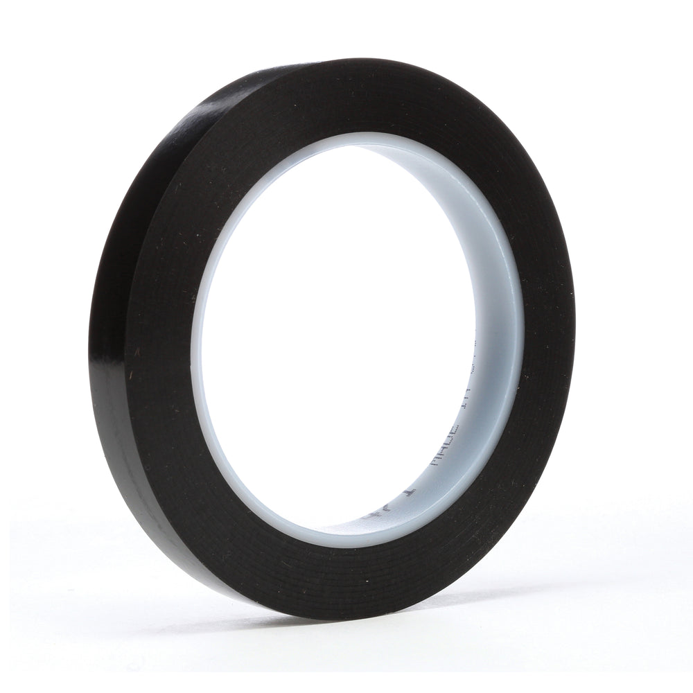 Electrical Tapes 3M 471-1/2X36-BLK-IW Vinyl Tape 471 in Black (1/2 Inch x 36 Yards x 5.2 mil)