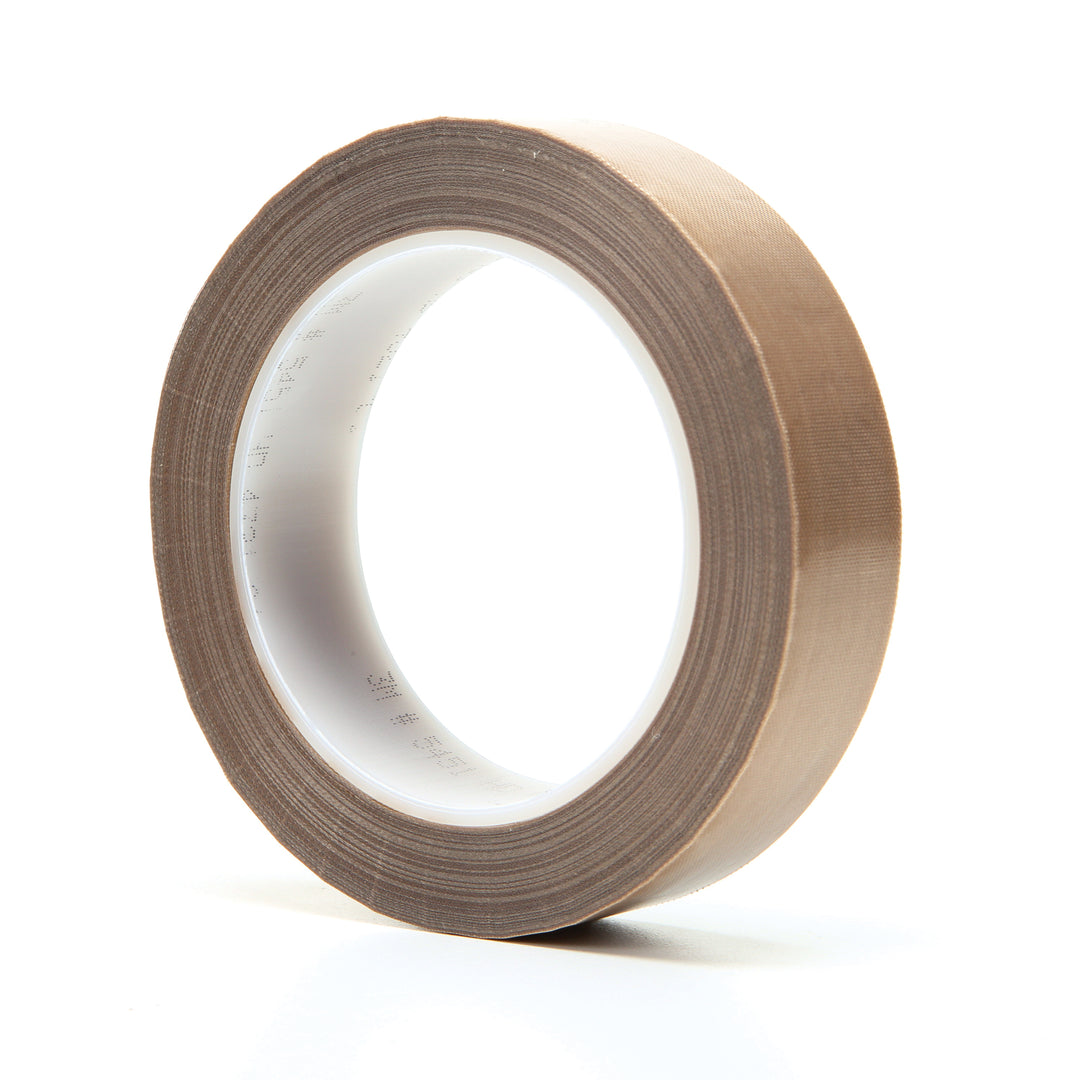 Glass Tapes 3M 5451-1X36 PTFE Glass Cloth Tape 5451 Brown 5.6 mil (1 Inch x 36 Yards)