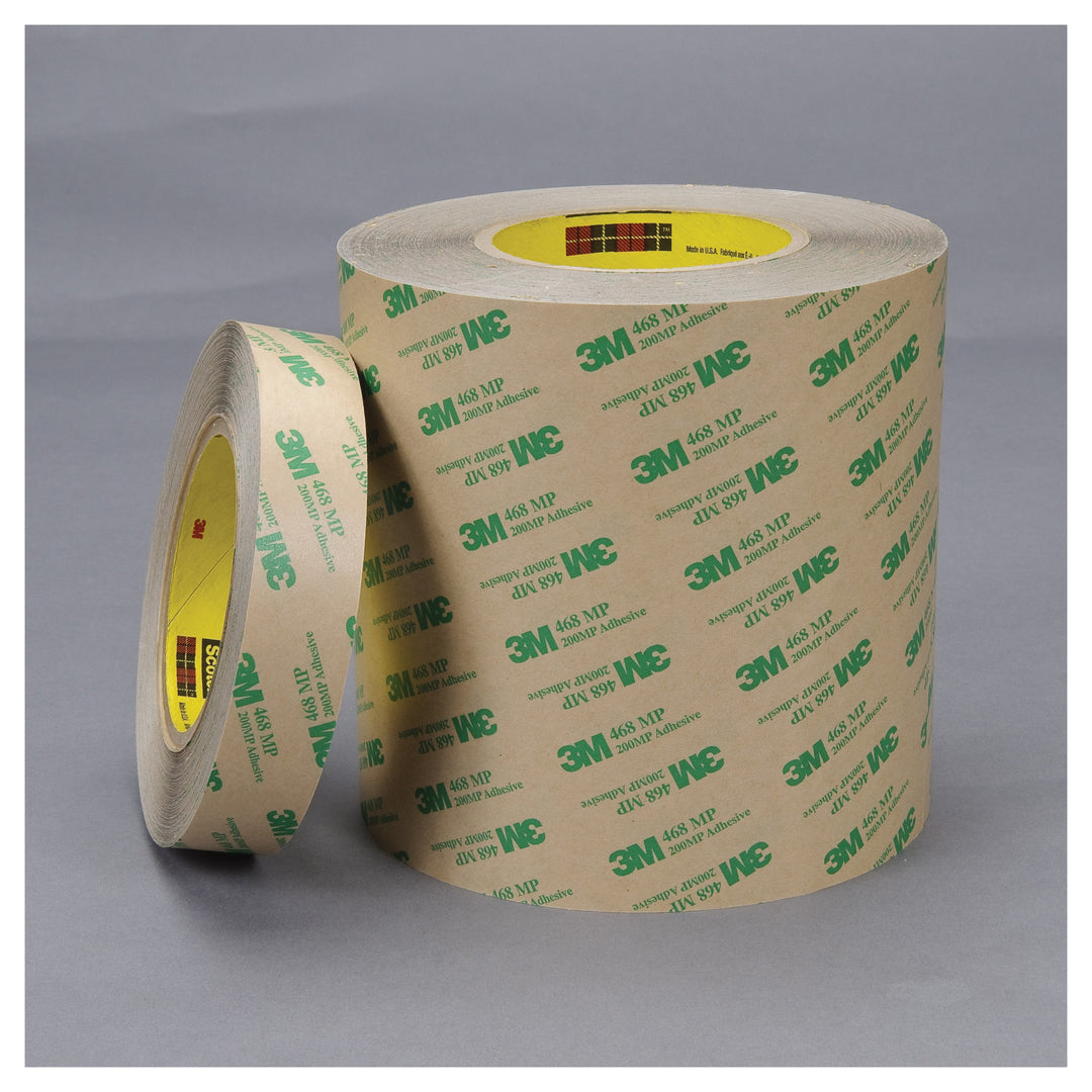 Transfer Tapes 3M 468MP-48X60 Adhesive Transfer Tape 468MP Clear 48 IN X 60 Yards 5.0 MIL 1 Per Case 3M 7000124309