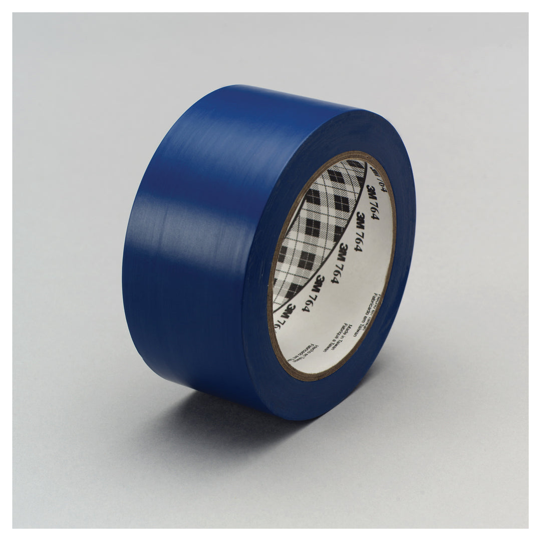 Vinyl Tapes 3M 764-3X36-BLU General Purpose Vinyl Tape 764 in Blue (3 Inch x 36 Yards x 5.0 mil)