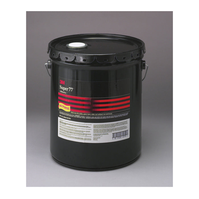 Industrial Adhesives 3M 77-5GAL-CAN Super 77 Adhesive - 5 Gallon (19 L) Can