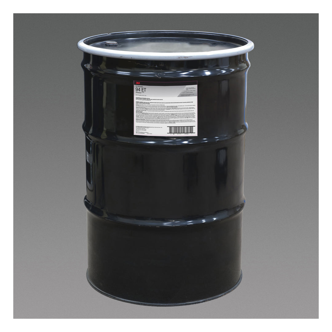 Industrial Adhesives 3M 94ET-54GAL-CLR Clear Hi-Strength 94 ET Spray Adhesive - 54 Gallon Drum