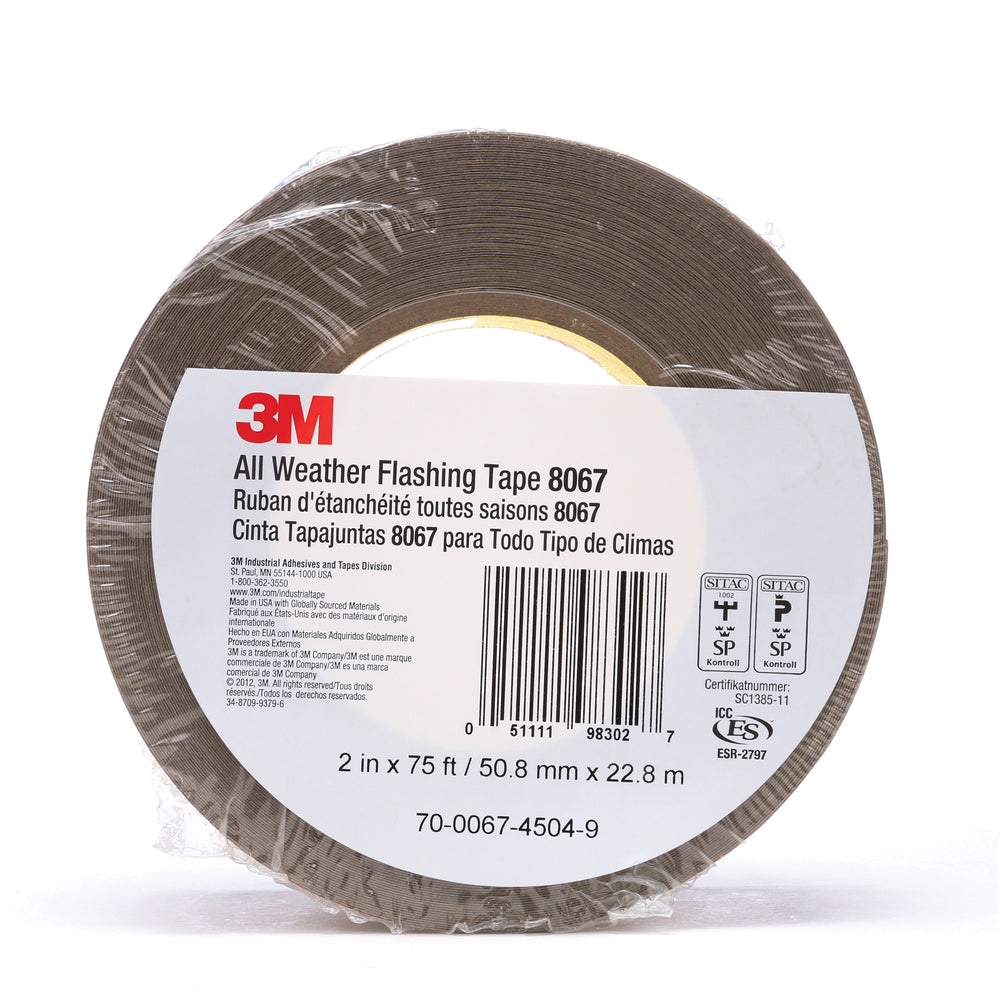 Flashing Tapes 3M 8067-2X75 All Weather Flashing Tape 8067 Tan (2 Inch x 75 FT)