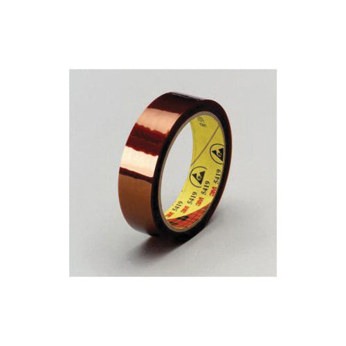 3M 5419-3/4X36 3M Low Static Polyimide Film Tape 5419 Gold, 3/4 in x 36 yd 2.7 mil, 12 per case Boxed 3M 5419-3/4X36