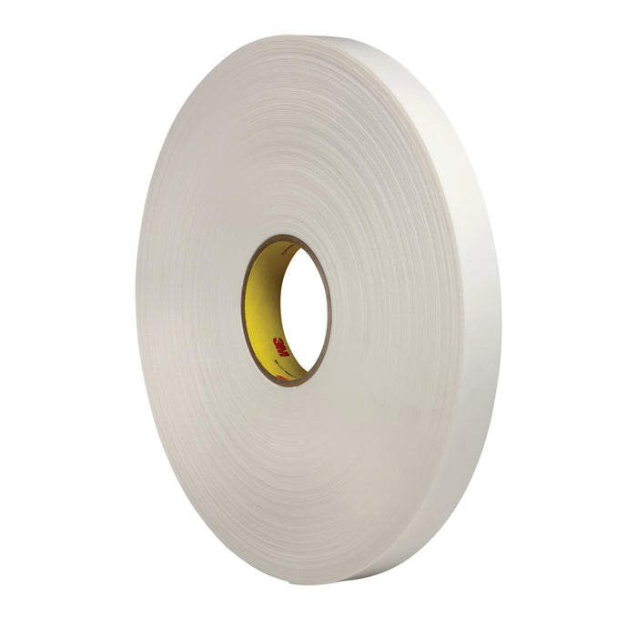 Double Sided Tapes 3M 4462W-48X72 Double Coated Polyethylene Foam Tape 4462 White (48 Inch x 72 Yards)