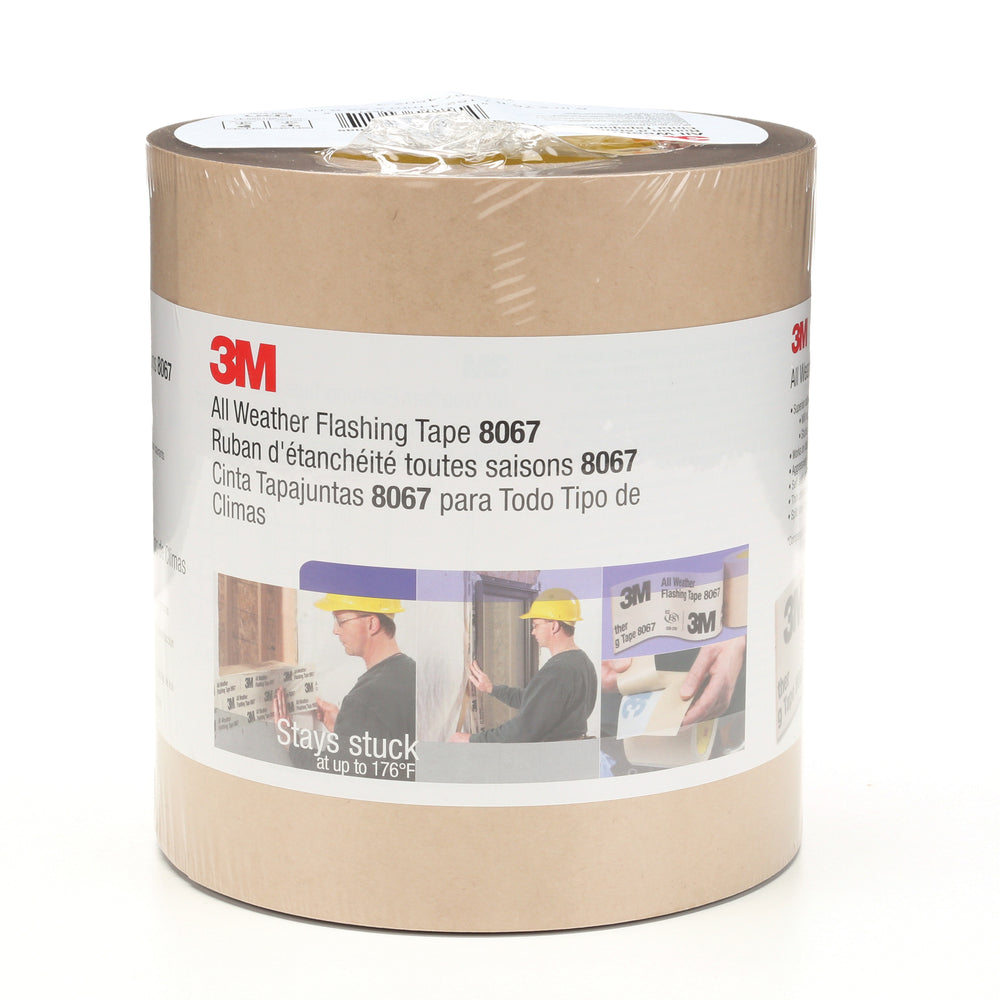 Flashing Tapes 3M 8067-6X75 All Weather Flashing Tape 8067 Tan (6 Inch x 75 FT) Slit Liner