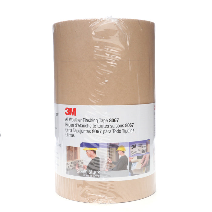 Flashing Tapes 3M 8067-9X75 All Weather Flashing Tape 8067 Tan (9 Inch x 75 ft) Slit Liner