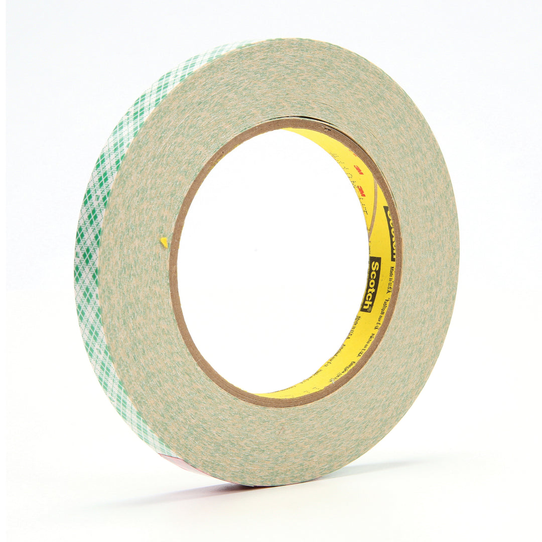 Double Sided Tapes 3M 410M-1/2X36 Double Coated Paper Tape 410M White 5 mil (1/2 Inch x 36 Yards)