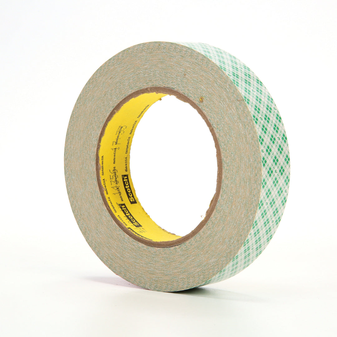 Double Sided Tapes 3M 410M-1X36 Double Coated Paper Tape 410M White 5 mil (1 Inch x 36 Yards)