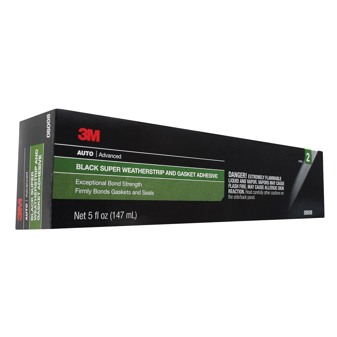 Rubber & Gasket Adhesives 3M 8008 Super Weatherstrip & Gasket Adhesive in Black - 5 fl. Oz (147.8 ml)