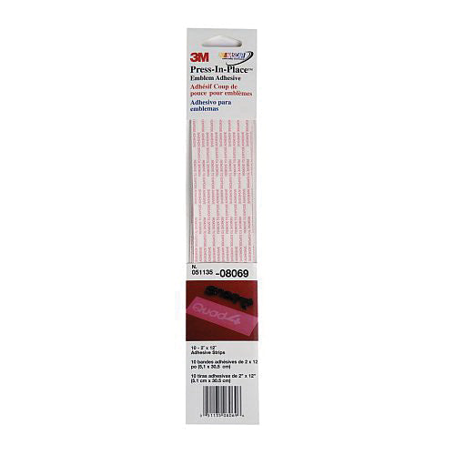 Transfer Tapes 3M 8069 Press-In-Place Emblem Adhesive (2 Inch x 12 Inch)
