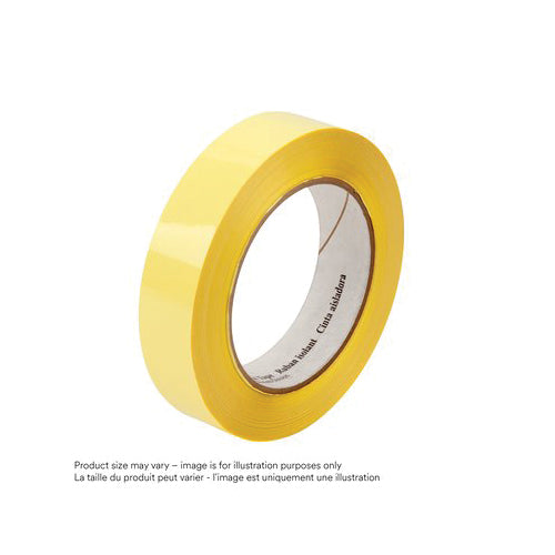 3M 3M7000132839 Polyester Film Electric Tape 1318 Yellow 24 X 72 Yd Log 3 In Paper Untrimmed One Side 7000132839