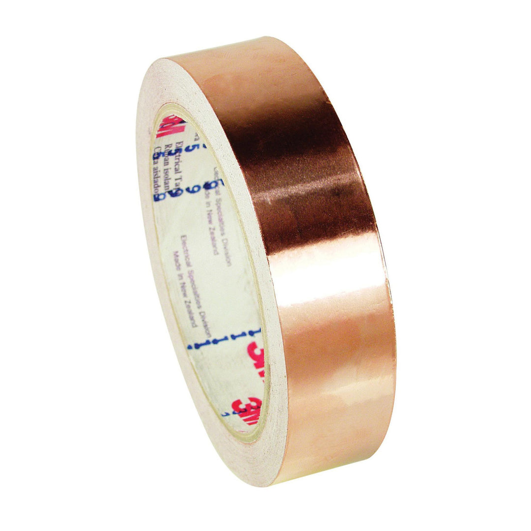 Foil Tapes 3M 1181-1/2X18-PLC EMI Copper Foil Shielding Tape 1181 (1/2 Inch x 18 Yards)