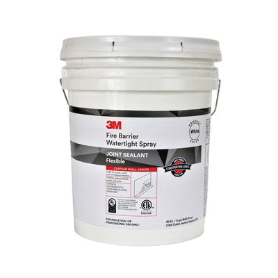 Fire Barriers 3M FB-SPRAY-SIL-RED Fire Barrier Watertight Spray Red 5 Gal (18.9 L) pail