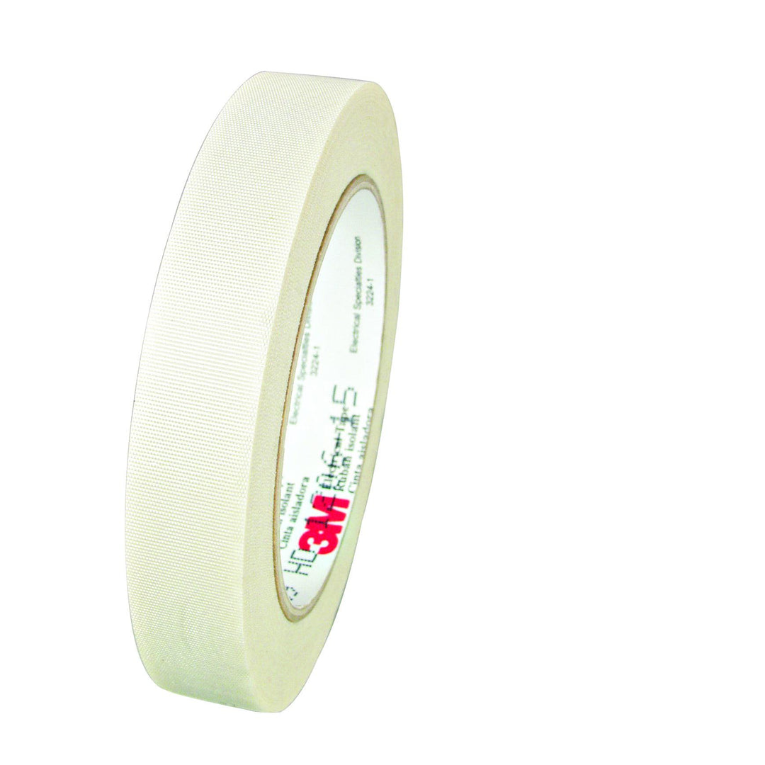 3M 69-1/2X36 Scotch 69 Glass Cloth Electrical Tape white 1/2 in x 36 yd silicone thermosetting adhesive