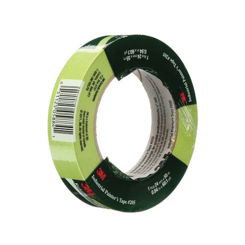 Painters Tapes 3M 205-24X55 Industrial Painter's Tape 205 Green 5 mil (0.95 Inch x 60 Yards)