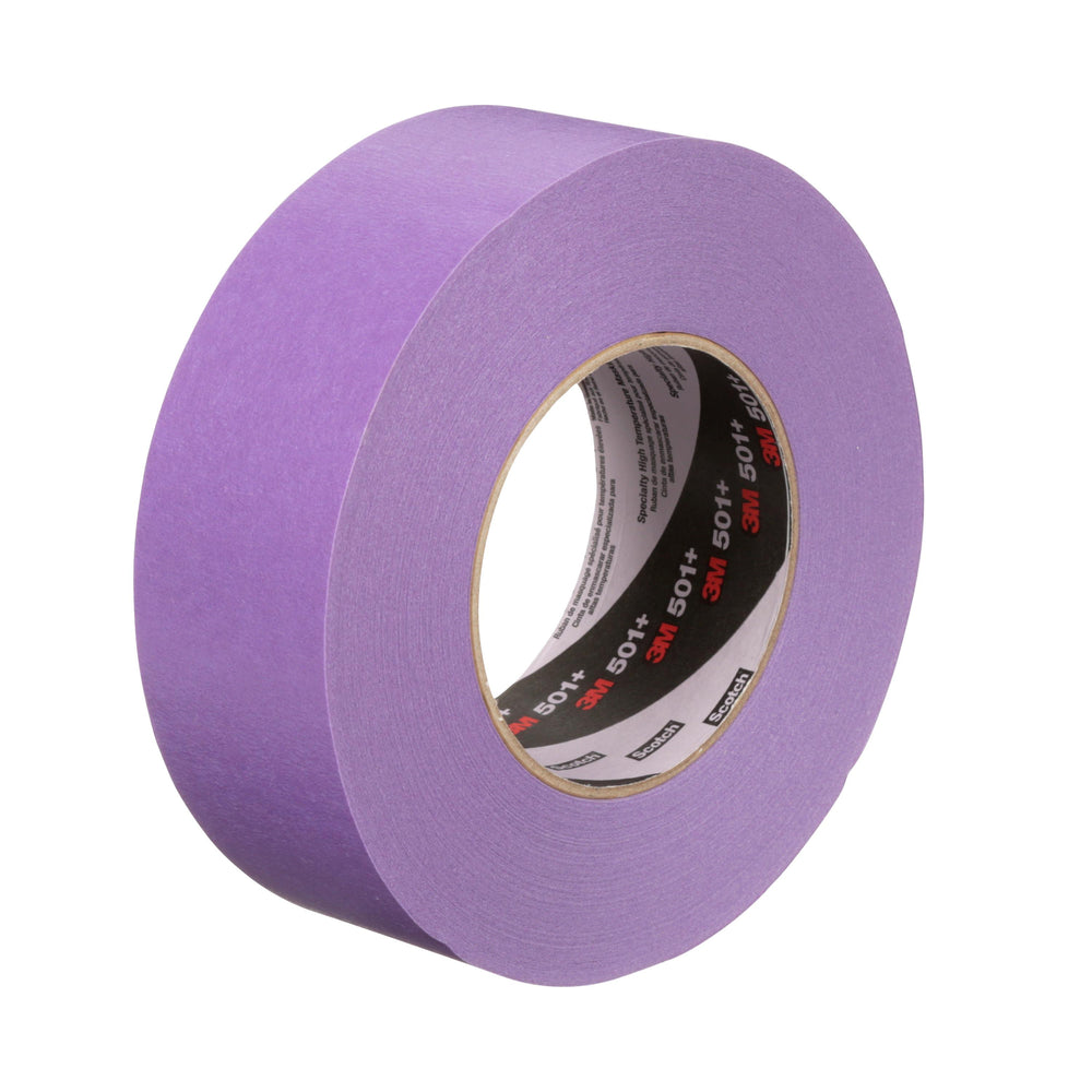Specialty High Temp Masking Tapes 3M 501+-1490X55-PU Specialty High Temperature Masking Tape 501+ Purple (58.7 Inch x 60 Yards)