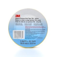 Vinyl Tapes 3M 764-2X36-YLW General Purpose Vinyl Tape 764 in Yellow (2 Inch x 36 Yards x 5.0 mil)