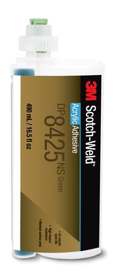 3M DP8425NS-490 Acrylic Adhesive DP8425NS Duo-pak in Green (490 ml)