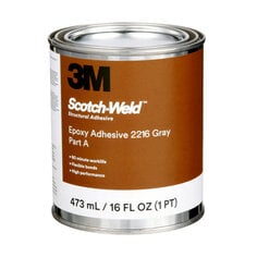 2 Part Epoxy - Kit 3M 2216-1PT-KIT-GRY Epoxy Adhesive 2216 B/A Part Kit in Grey - 1 Quart (0.95 L)