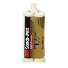 2 Part Epoxy - Cartridge 3M DP105-1.7OZ Epoxy Adhesive DP105 Duo-Pak in Clear - 1.69 fl. Oz (50 ml)