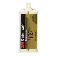 2 Part Epoxy - Cartridge 3M DP105-200ML-CL Scotch-Weld Epoxy Adhesive DP105 3M DP105-200ML-CL