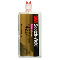 2 Part Epoxy - Cartridge 3M DP420-400ML-WHT Epoxy Adhesive DP420 in White - 15.5 fl. Oz (400 ml)