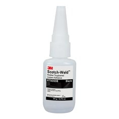 Instant Adhesives 3M RT5000B-20G Rubber Toughened Instant Adhesive RT5000B in Black - 0.71 oz (20 g)