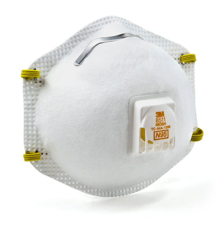 3M 8511  ~  Particulate Respirator with cool flow valve 8511 (N95 Filter Masks) - STUK.Solutions