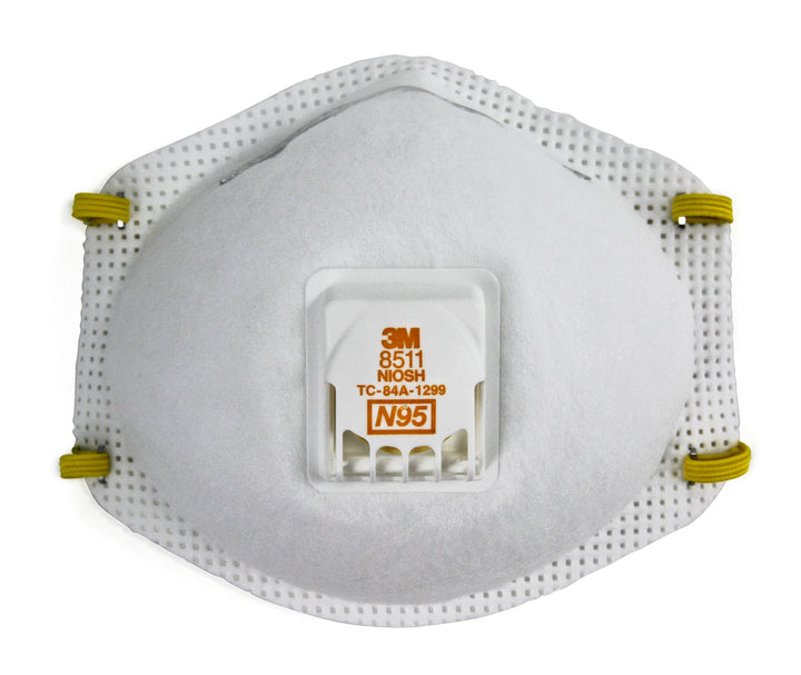 3M 8511  ~  Particulate Respirator with cool flow valve 8511 (N95 Filter Masks) - STUK.Solutions