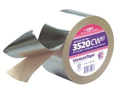 Foil Tapes 3M 3520CWMW110-55X250 Venture Tape Aluminum Foil Tape 3520CW Silver 3.7 mil (55 Inch x 250 Yards)