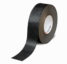 Safety Tapes 3M F-510-BLK-6X60-R Slip-Resistant Conformable Tapes and Treads 510 Black (6 Inch x 60 ft)