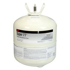 Industrial Adhesives 3M 77-LARGE-CLEAR Clear Super 77 Spray Adhesive (29.3 lb) Cylinder