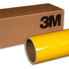 Graphic Film 3M 680-81-24X50 Reflective Graphic Film 680-81 Lemon Yellow (24 Inch x 50 Yards)