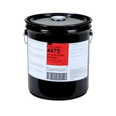 Plastic Adhesives 3M 4475-5GAL Industrial Plastic Adhesive in Clear - 5 Gallon (19 L)
