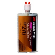 2 Part Epoxy - Cartridge 3M DP270-200ML-BLK Epoxy Potting Compound DP270 Black - 6.76 fl. Oz (200 ml)