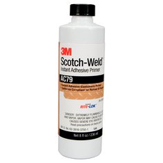 Adhesive Primers 3M AC79-8OZ Instant Adhesive Primer AC79 in Clear - 8 fl. Oz (236 ml) bottle