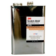 Adhesive Primers 3M AC79-1GAL Instant Adhesive Primer AC79 in Clear - 1 Gallon (3.78 L) can