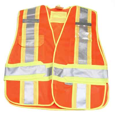 Vests Tuff Grade TGVEST-001 Vest High Visibility Orange One Size