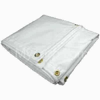 Tarps Tuff Grade TARP-0608-CLEAR Clear / White Tarp 6' X 8' Nom. Dim.