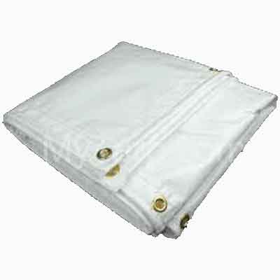 Tarps Tuff Grade TARP-4060-CLEAR Clear / White Tarp 40' X 60' Nom. Dim.